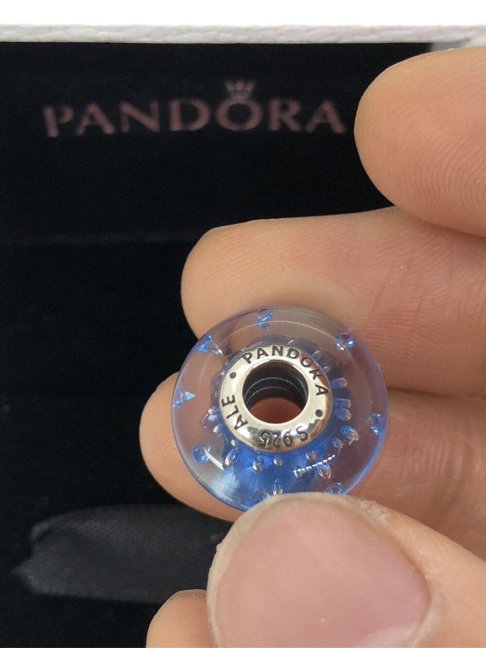👍👍Pandora Blue Murano Glass Bead Charm - Picture 5 of 7